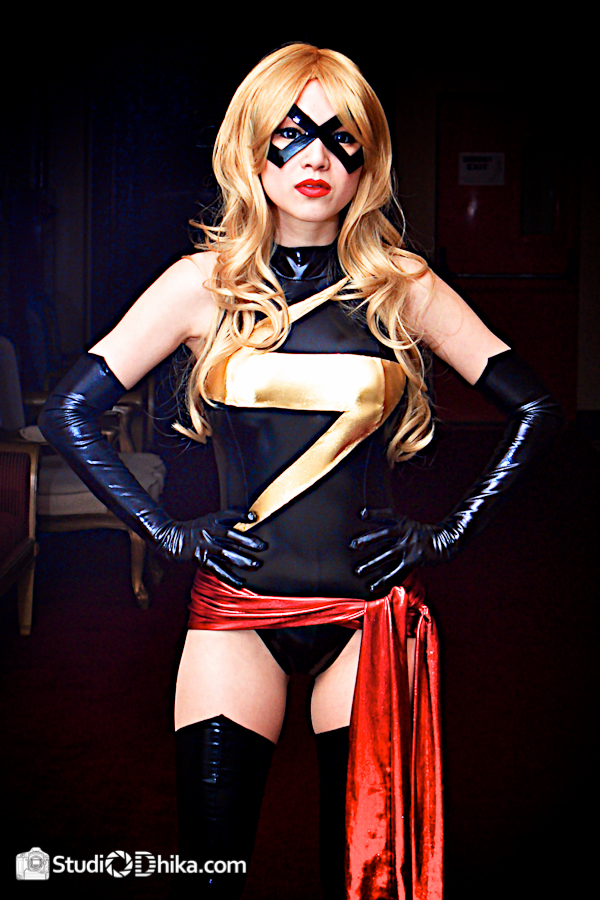 ms marvel, cosplay, sexy cosplay, chica, marvel