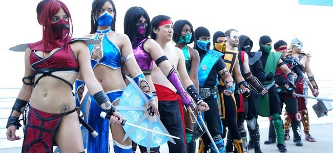 cosplay mortal combat sexy grupal